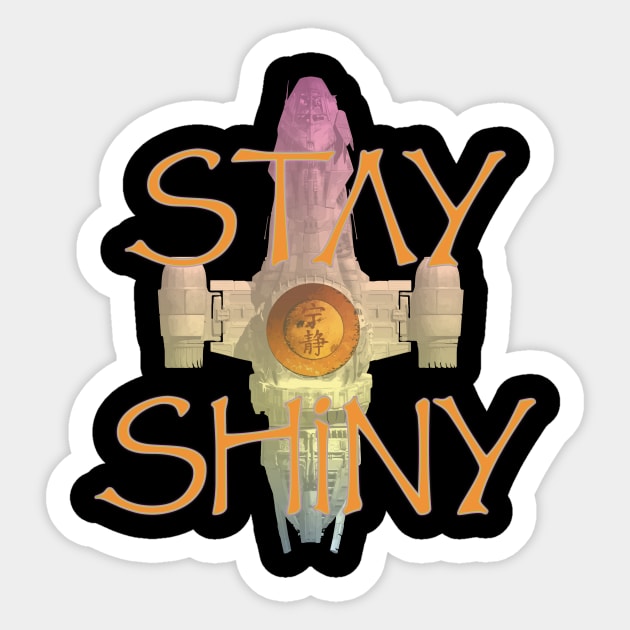 Stay Shiny Sticker by fastmike